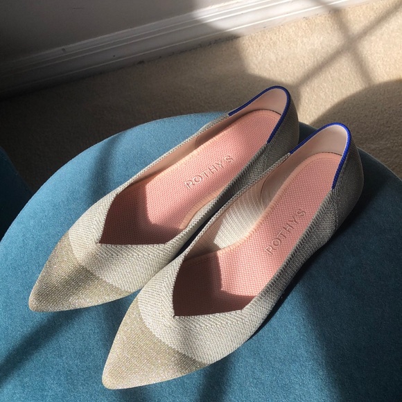 Rothy's The Point Diamond Metallic - Picture 5 of 16